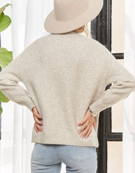 Your Sweet Time Sweater, Oatmeal