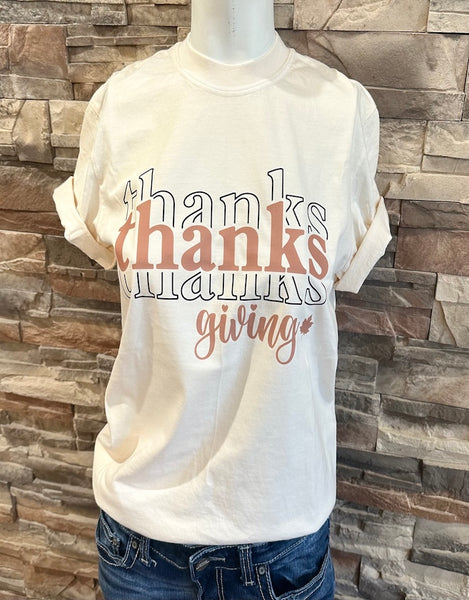 "Thanks, Thank, Thanks" Tee, Ivory