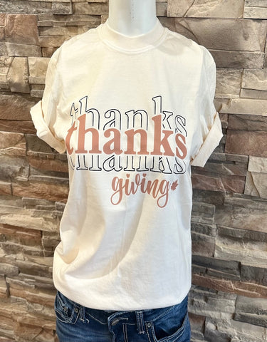 "Thanks, Thank, Thanks" Tee, Ivory