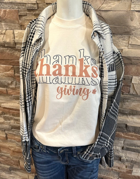 "Thanks, Thank, Thanks" Tee, Ivory