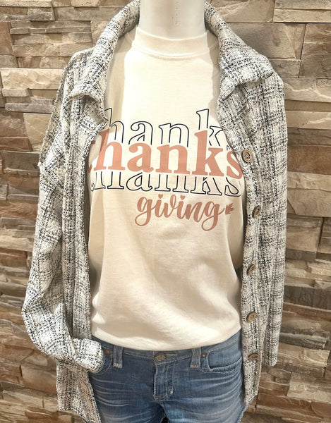 "Thanks, Thank, Thanks" Tee, Ivory