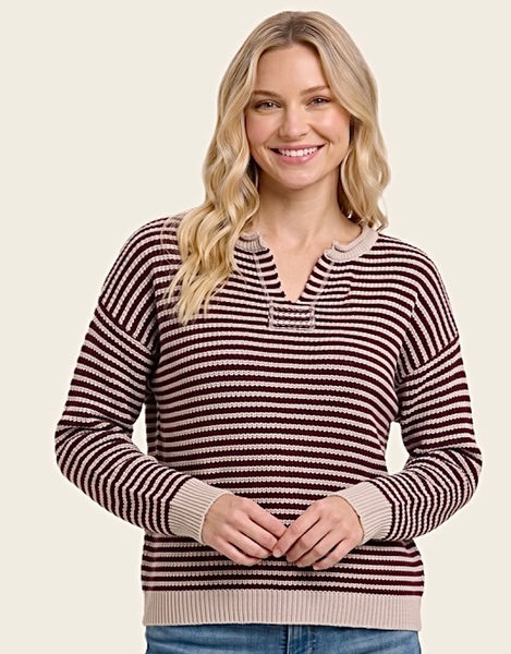 More Than A Feeling Sweater, Plum