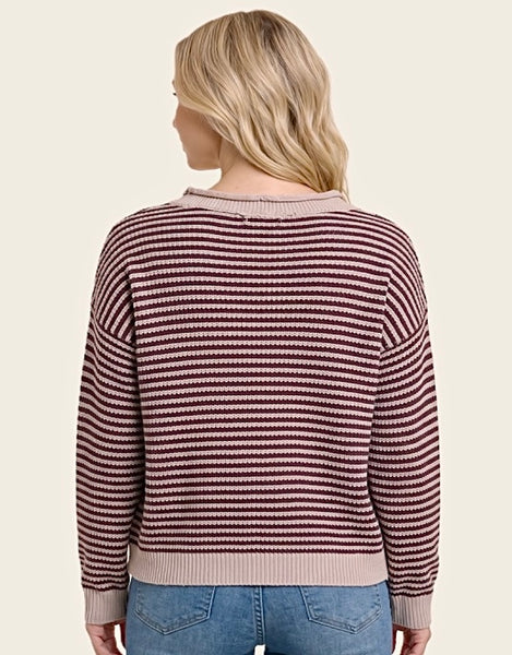 More Than A Feeling Sweater, Plum