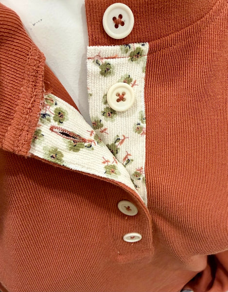 Cider Season Top, Terracotta