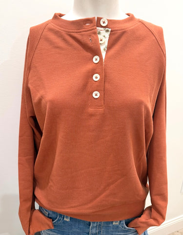 Cider Season Top, Terracotta