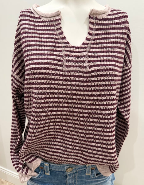 More Than A Feeling Sweater, Plum
