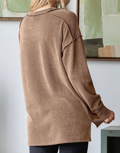 Sweet Like Honey Top, Brown