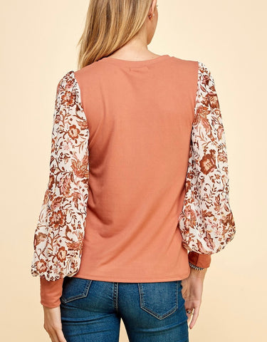 Falling For You Top, Copper