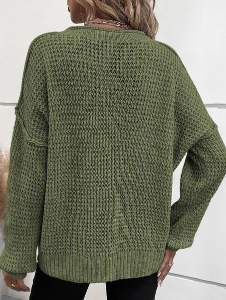 All For It Sweater, Pickle Green