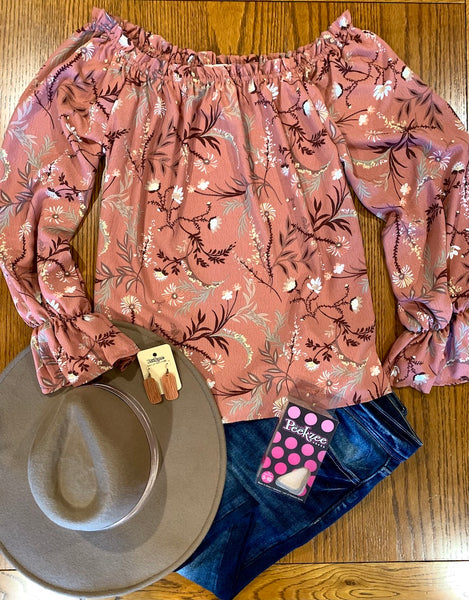 Sweet Emotion Top, Dusty Rust